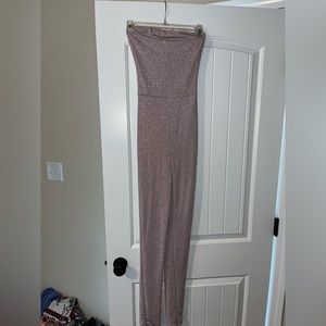 Sparkly lavender jumpsuit